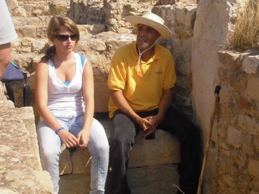 WC na archeologickém nalezišti Bulla Regia, Tunisko, foto D. Kopačková, redakce