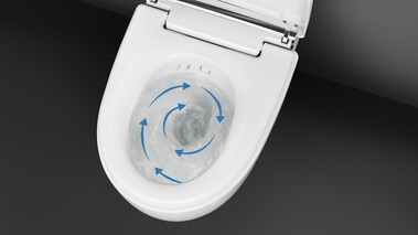 Keramická WC mísa s technologií splachování TurboFlush