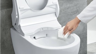 Keramická WC mísa bez splachovacího okraje Rimfree®