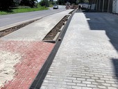 Plochy bytového domu v&nbsp;Praze-Letňany odvodněné kompozitním SMC žlabem MEARIN 200