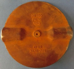 Obr. 13 Disk z korozivzdorné oceli s nárůstem průměru vlivem inkrustace o 1 mm