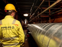 Rekonstrukce vodovodního řadu na mostě přes řeku Odru