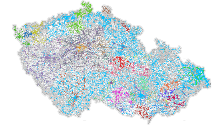 Ilustra�n� obr�zek skupinov�ch vodovod� a vod�rensk�ch soustav v&nbsp;�R