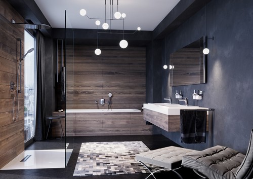 Kreativn a modern - design mdn koupelny