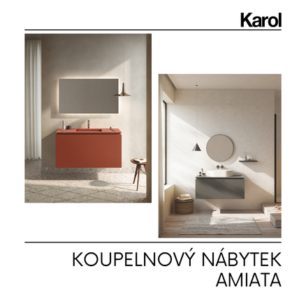 AMIATA od Karol: Sochařská elegance v koupelnovém prostoru